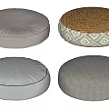 Modern Cushion Futon Cushion 3d model
