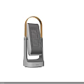 Portable Electric Heaters With Modern Design White Black Orange Handle For Space Heating