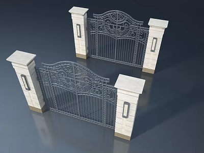 Door ornaments 3d model Door ornaments 3d model