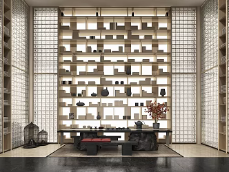 New Chinese Tea Room 3d model