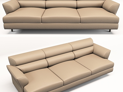 Sofa Living Room Sofa Leather Sofa Three-seat Sofa model