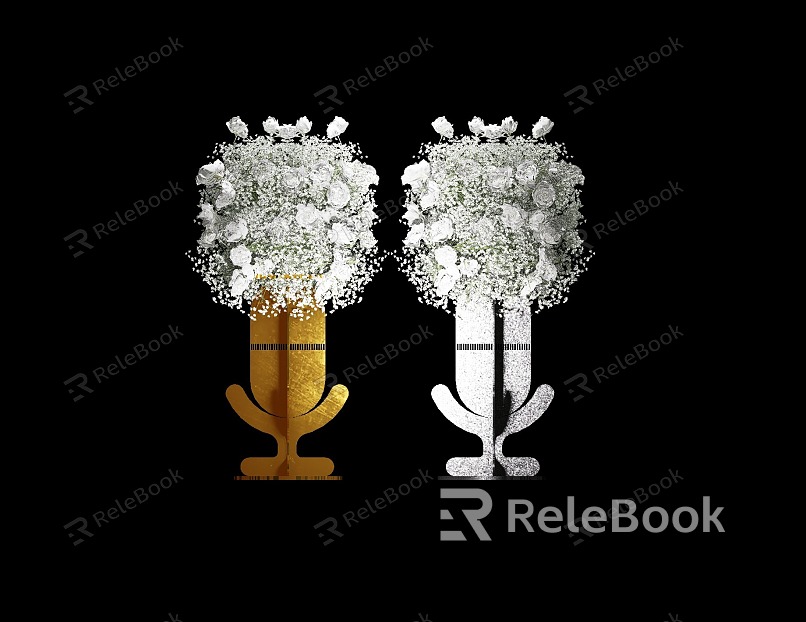 Wedding Auditorium Wedding Table Flower Rack Banquet Table Flower Microphone Oscar model