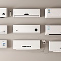 Air conditioner, air conditioner, on-hook inverter air conditioner, wall-mounted air conditioner 3d model