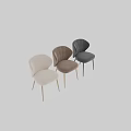 Luxury Velvet Upholstered Dining Chair With Elegant Metal Legs For Stylish Modern Home Dining Area