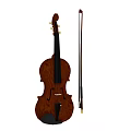 Professional Wooden Electronic Violin Musical Instrument With Classic Design And Bow
