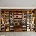 Metal Wine Cabinet Constant Temperature Wine Cabinet Red Wine Constant Temperature Wine Cabinet 3d model