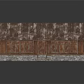 Wooden House Featuring Weathered Metal Roof Wooden Walls Stone Base And Windows