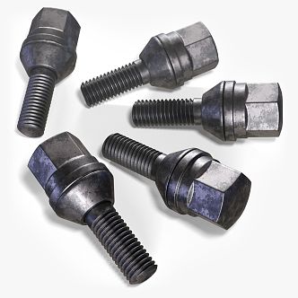 Modern Screw Bolt Screw Nut Stud Screw Hardware 3d model