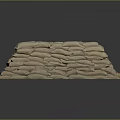 Stacked Heavy Duty Sandbags For Home Emergency Preparedness And Flood Protection