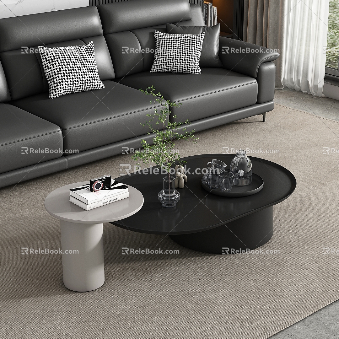 Modern coffee table 3d model