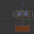 Modern High Tech Monitoring Control Room With Big Data Visualization Screens And Operator Workstations