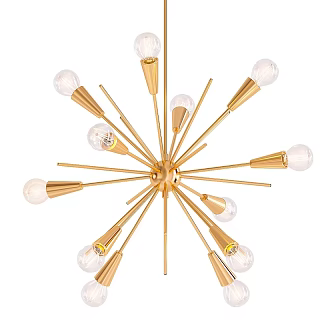 Modern chandelier 3d model