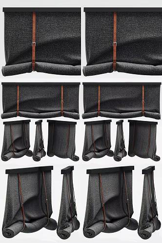 Modern Curtains 3d model