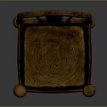 Traditional Chinese Wooden Chair Featuring Armrests Decorative Backrest And Carved Legs