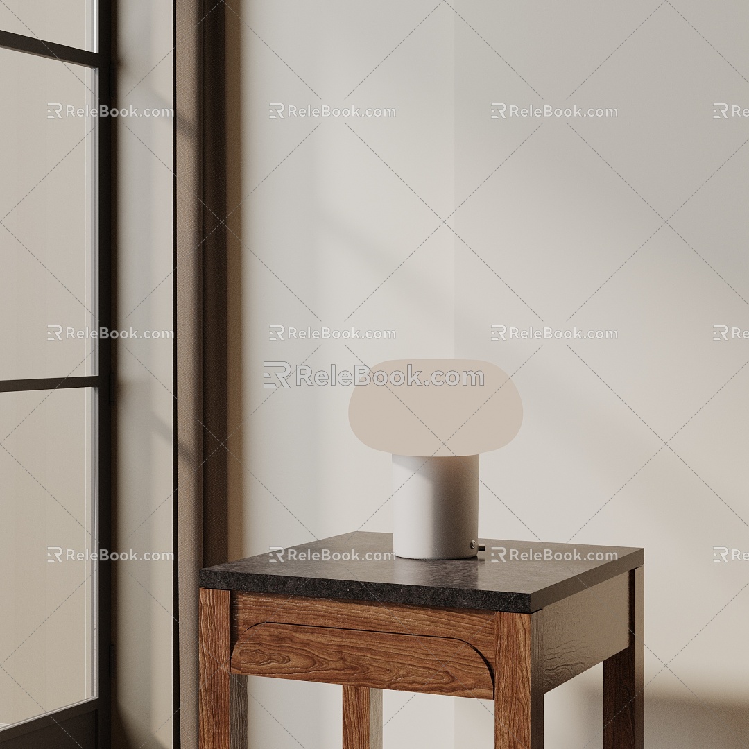 Modern table lamp 3d model