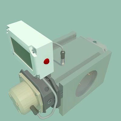 Hyundai Tianxin Roots Flowmeter 3d model