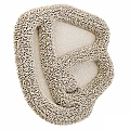 irregular carpet shaped carpet 3d model