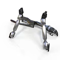 Robotic Character Bionic Leg Structure With Metallic Joints And Mechanical Design