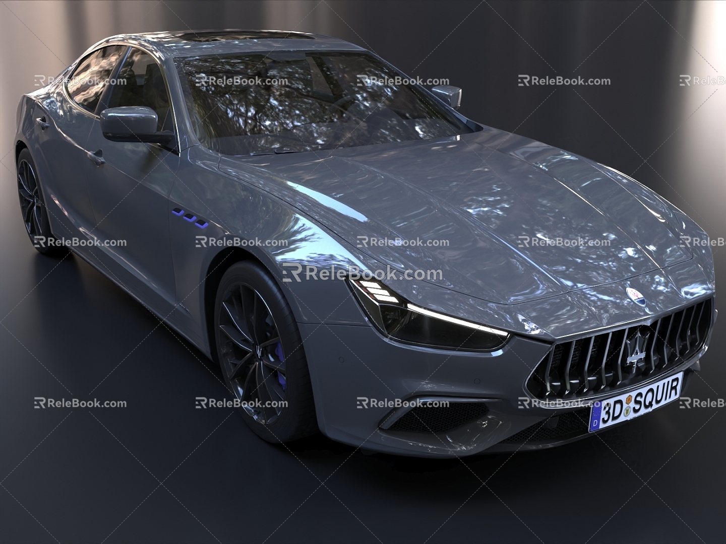 Maserati Car sports car 3d model