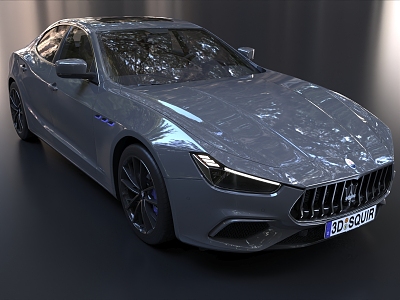 Maserati Car sports car 3d model