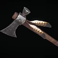 Modern Tomahawk Axe Axe Game Axe 3d model