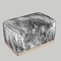 Modern sofa stool 3d model