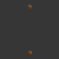 Scroll Decorative Display Piece With Cream Colored Paper Brown Wooden Ends And Dark Background