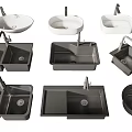 Various Kitchen Sinks With Different Bowl Designs And Shapes For Home Use