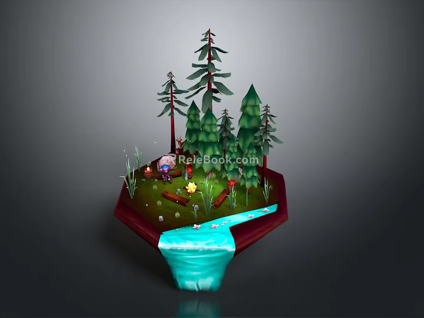 Game Environment Game Scene Fairy Tale Scene Fairy Tale Magic Scene Magic Item Fantasy Scene 3d model