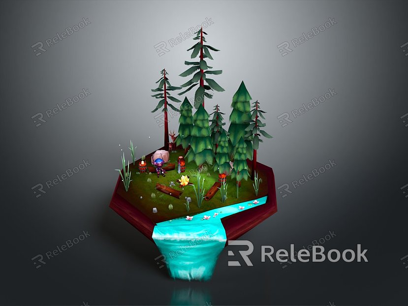 Game Environment Game Scene Fairy Tale Scene Fairy Tale Magic Scene Magic Item Fantasy Scene model