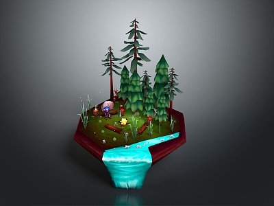 Game Environment Game Scene Fairy Tale Scene Fairy Tale Magic Scene Magic Item Fantasy Scene model