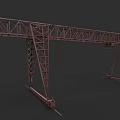 Heavy Duty Industrial Gantry Crane With Steel Frame Structure For Lifting Operations