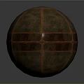Creature Inspired Diamond Shaped Metal Sculpture And Character Like Spherical Copper Artwork