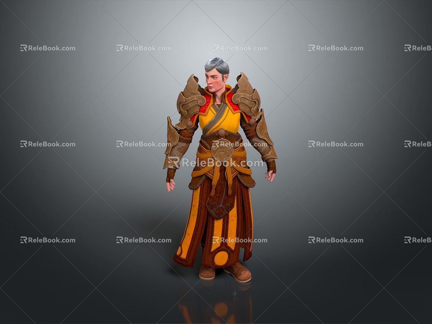 Western Samurai Western Warrior Western Hero Western Warrior Knight Hero Ancient Warrior Paladin 3d model