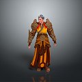 Western Samurai Western Warrior Western Hero Western Warrior Knight Hero Ancient Warrior Paladin 3d model