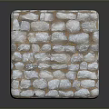Rural Scenic Landscape With Natural Stone Wall Texture And Peaceful Environment