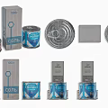Various Salt Cans And Boxes Food Packaging For Home Kitchen Storage