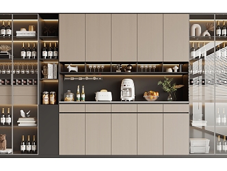 Wine Cabinet 3d model