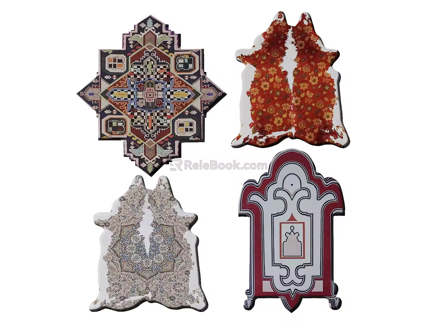 American Irregular Carpet 3d model