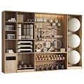 Organized Sports Equipment Storage On Wooden Shelves With Dumbbells Yoga Balls And Fitness Gear