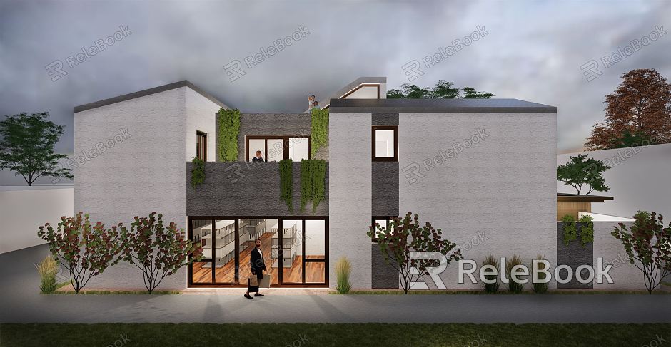 Modern Single-family Villa Country Residence Double-family One-family Two-family Brothers Residence model