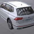 Hyundai Volkswagen Tiguan cars 3d model