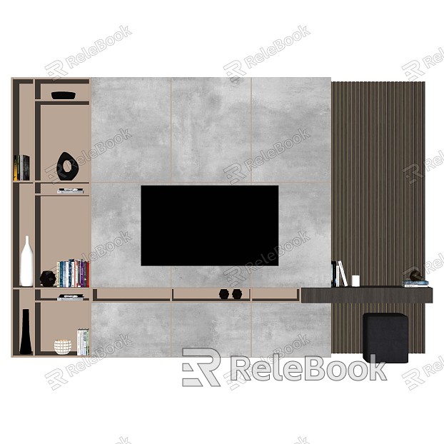 background wall TV background wall model