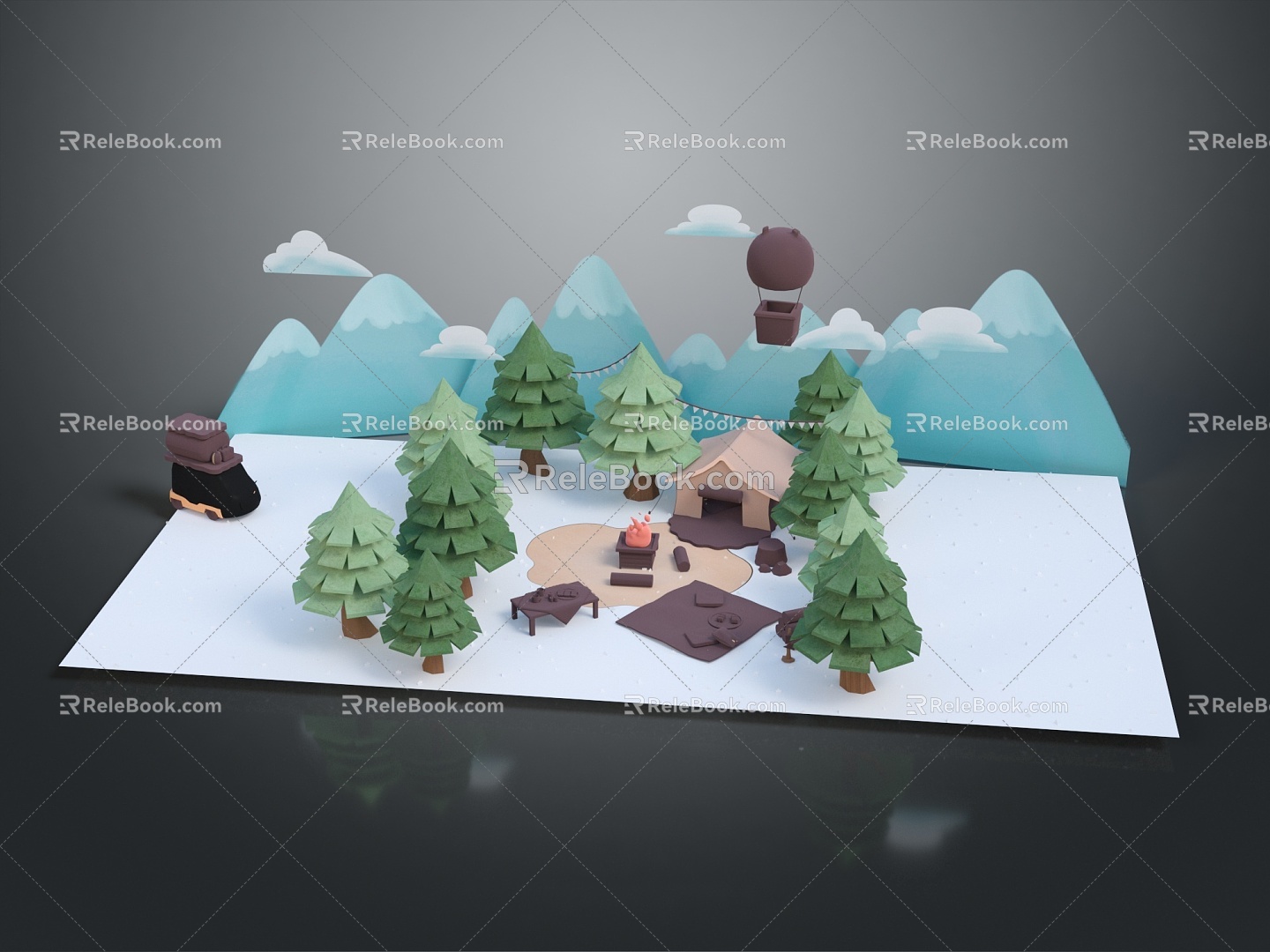 Game Environment Game Scene Fairy Tale Scene Fairy Tale Magic Scene Magic Item Fantasy Scene 3d model