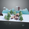 Game Environment Game Scene Fairy Tale Scene Fairy Tale Magic Scene Magic Item Fantasy Scene 3d model