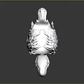 Silver Bird Shaped Clothing Accessory With Intricate Feather And Wing Design For Elegant Fashion Decor