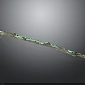 Long Wood Stone Decorative Strip With Natural Patina And Rustic Texture