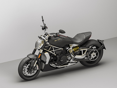 Modern Motorcycle 3d model