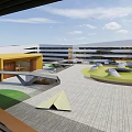 Ningbo Yongjiang Experimental School 3d model