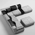 Combination sofa 3d model